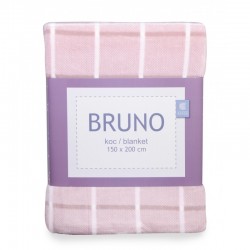 Pledas "Bruno" 150x200cm, rožinis