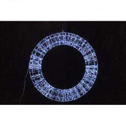 Šviečiantis žiedas 50 cm 1500 LED