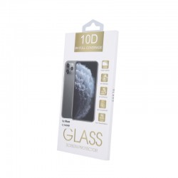 Grūdintas stiklas 10D skirtas iPhone 12 Pro Max 6,7 juodas rėmelis