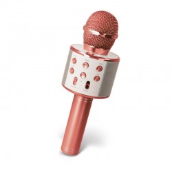 Forever Bluetooth mikrofonas su garsiakalbiu BMS-300 Lite rose gold