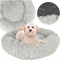 Šunų lovos pagalvėlė pliušinis sofos kilimėlis 60 cm pilka