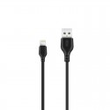 XO kabelis NB103 USB - Lightning 1,0 m 2,1A juodas
