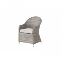 4living pinta kėdė pilkos spalvos Rhondo su pagalvėle